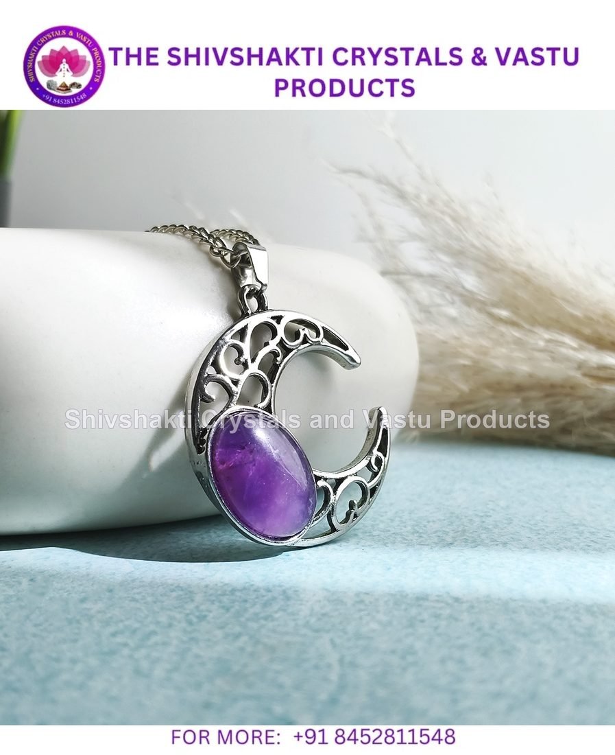 Half Moon Oval Pendant