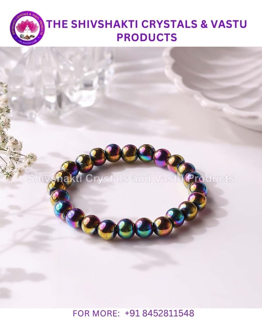 Hematite Titanium Aura Bracelet