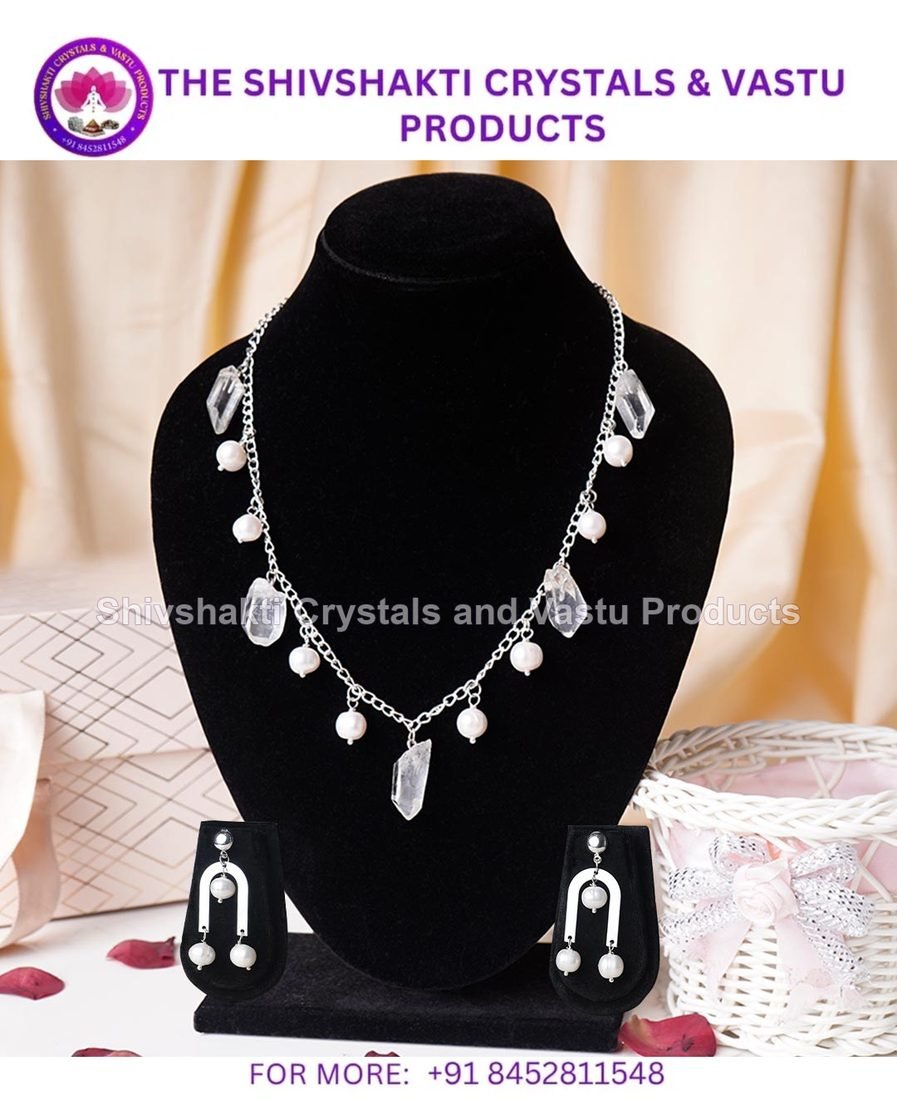 Himalayan Quartz and Mother of Pearl Jewellery Set
