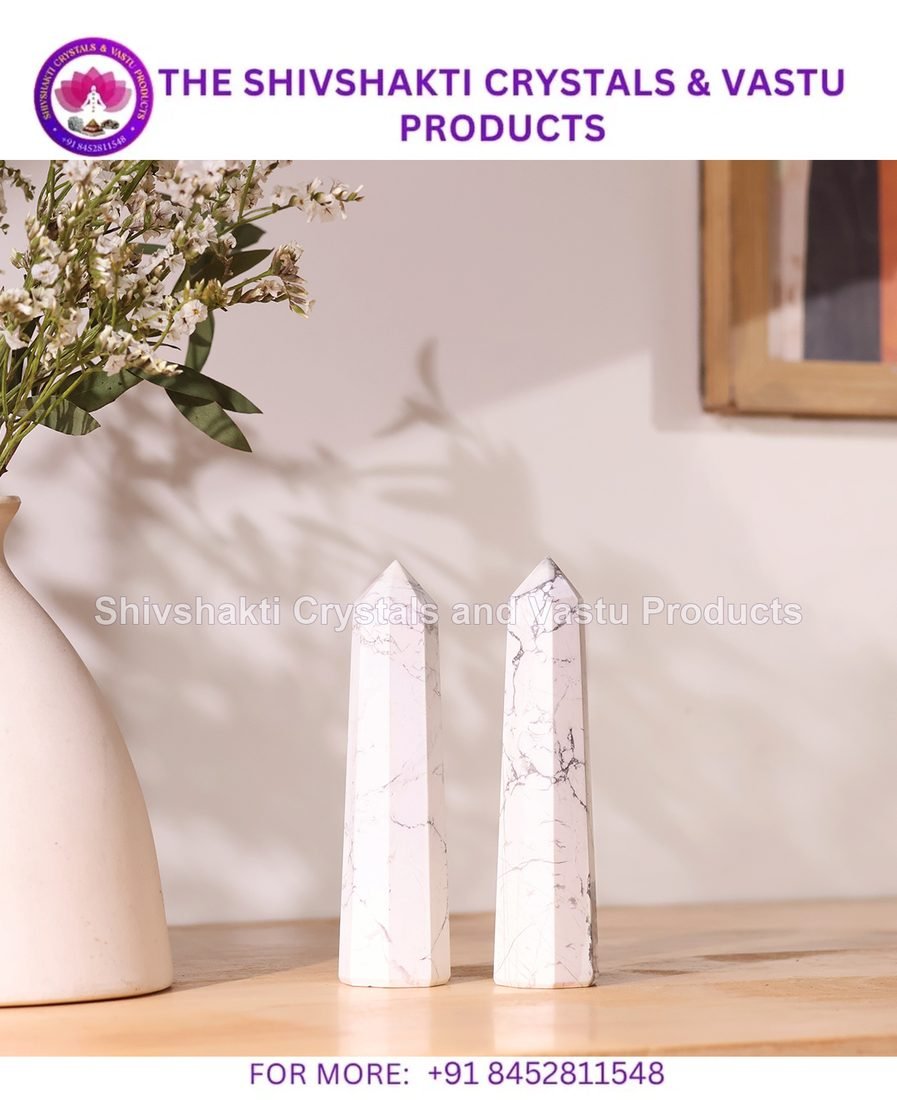 Howlite Stone Pencil 50-100 Gms