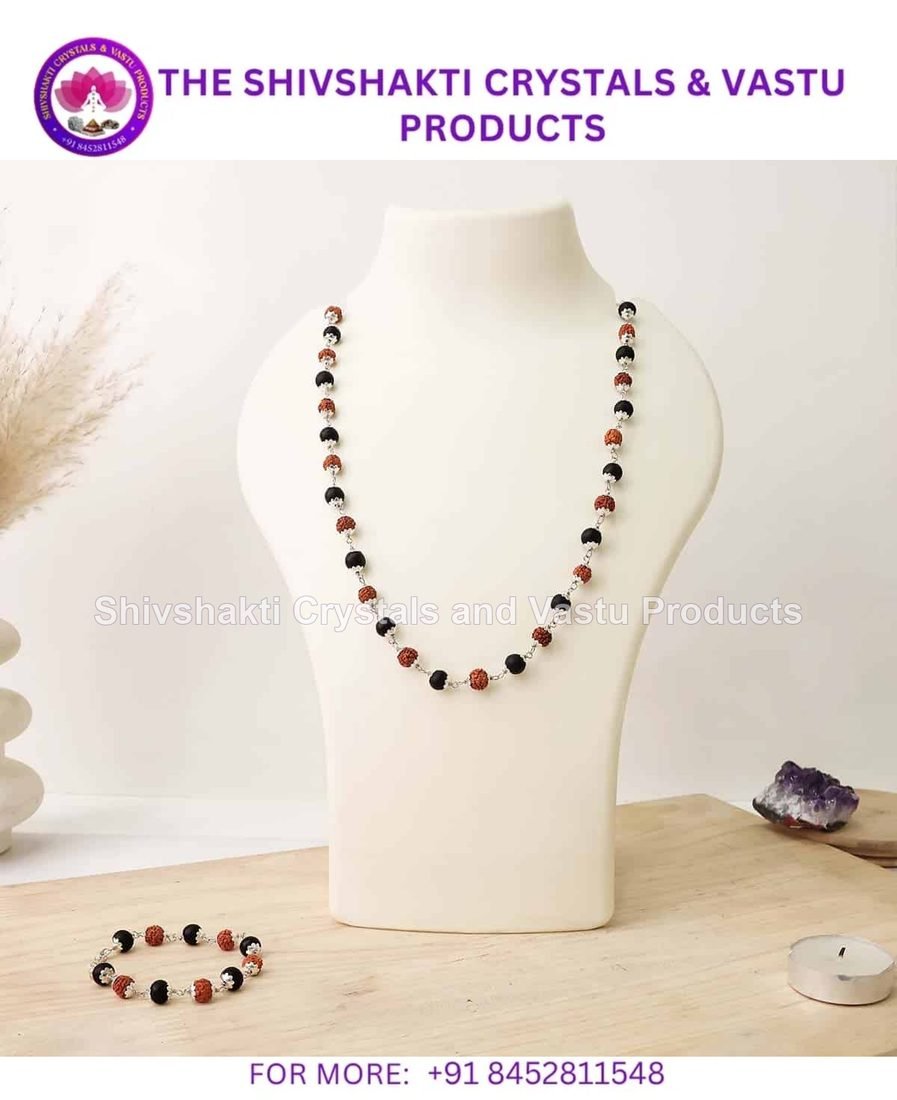 Karungali Rudraksh Mala and Bracelet