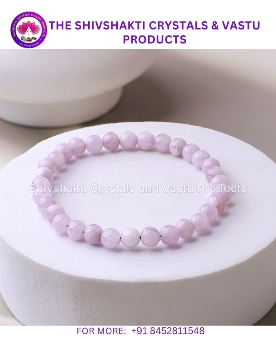 Kunzite Crystal Bracelet