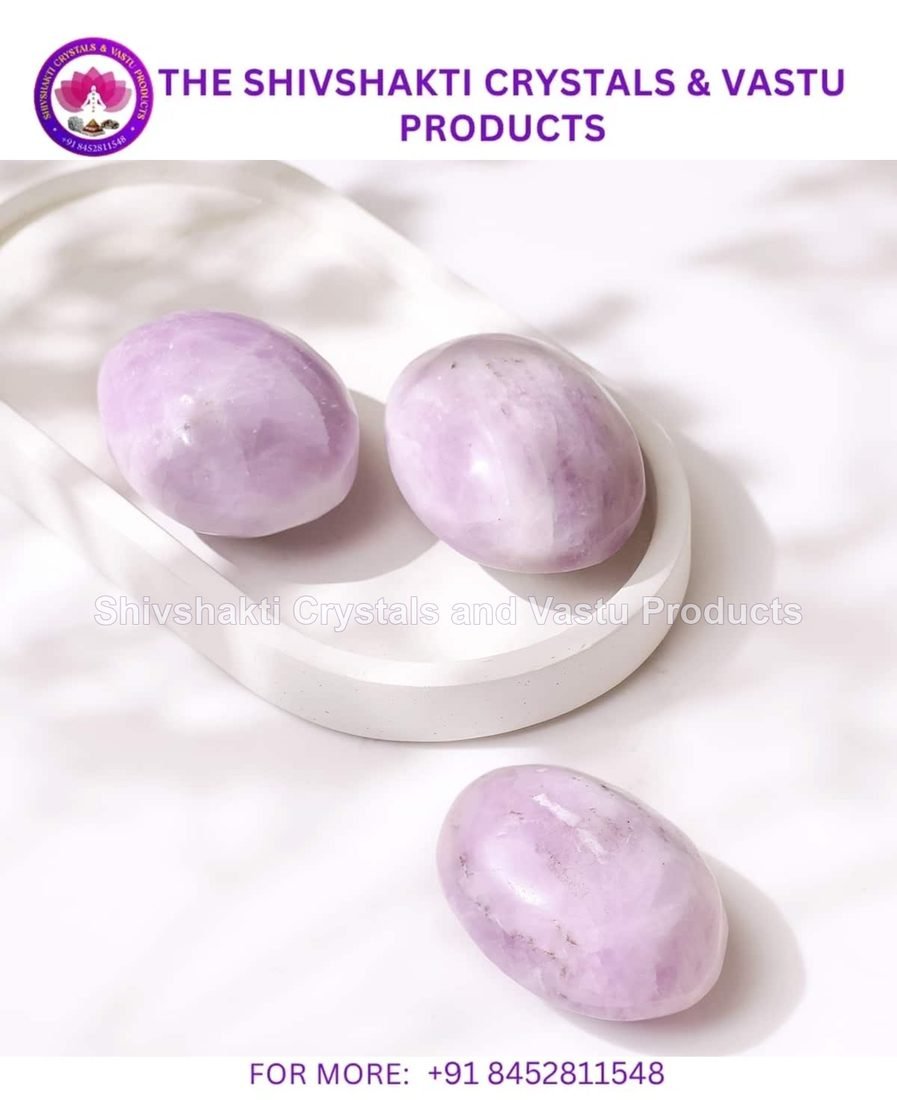 Kunzite Palm Stone