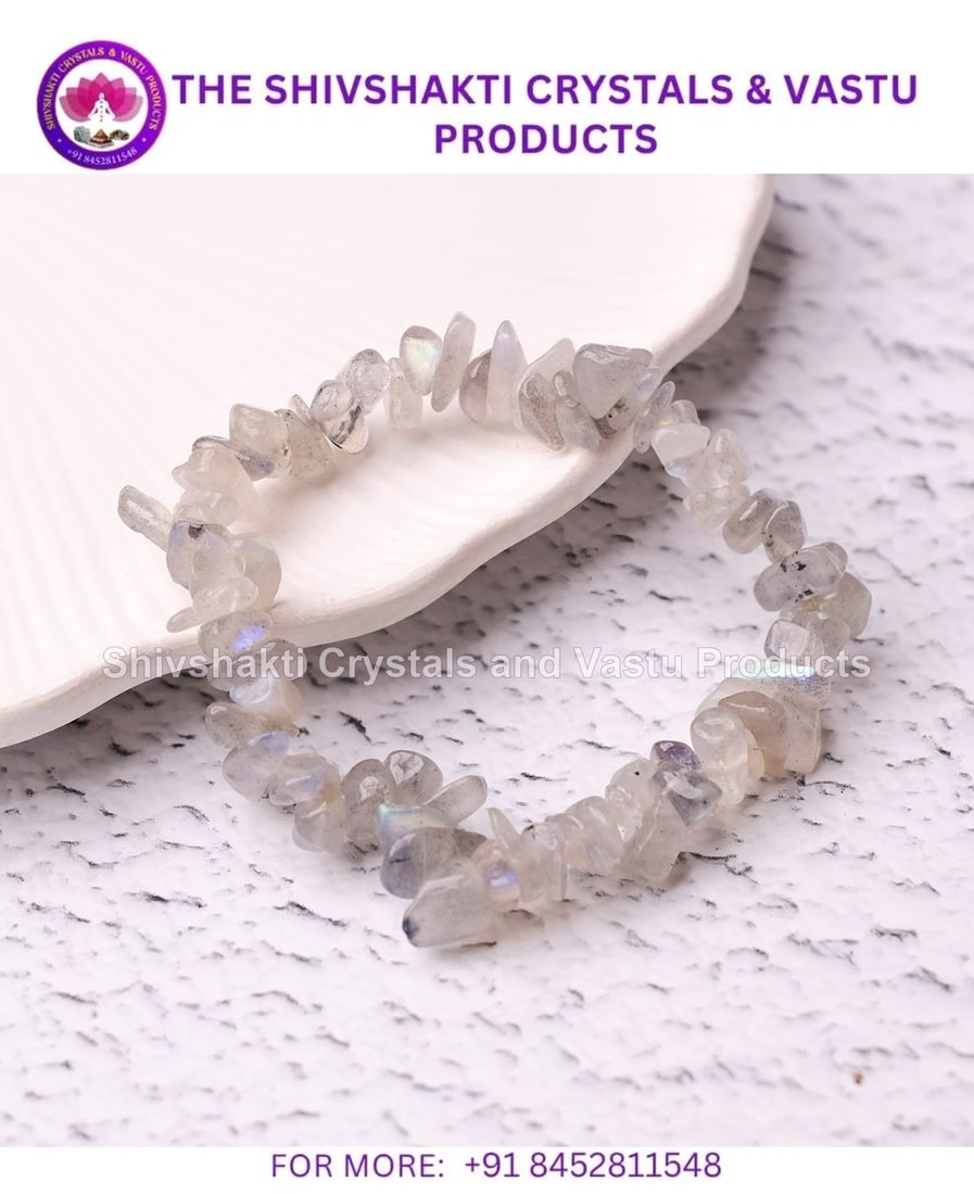 Labradoride Chips Stone Bracelet