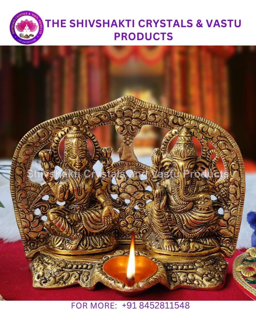 Lakshmi Ganesh Saraswati Metal Statue