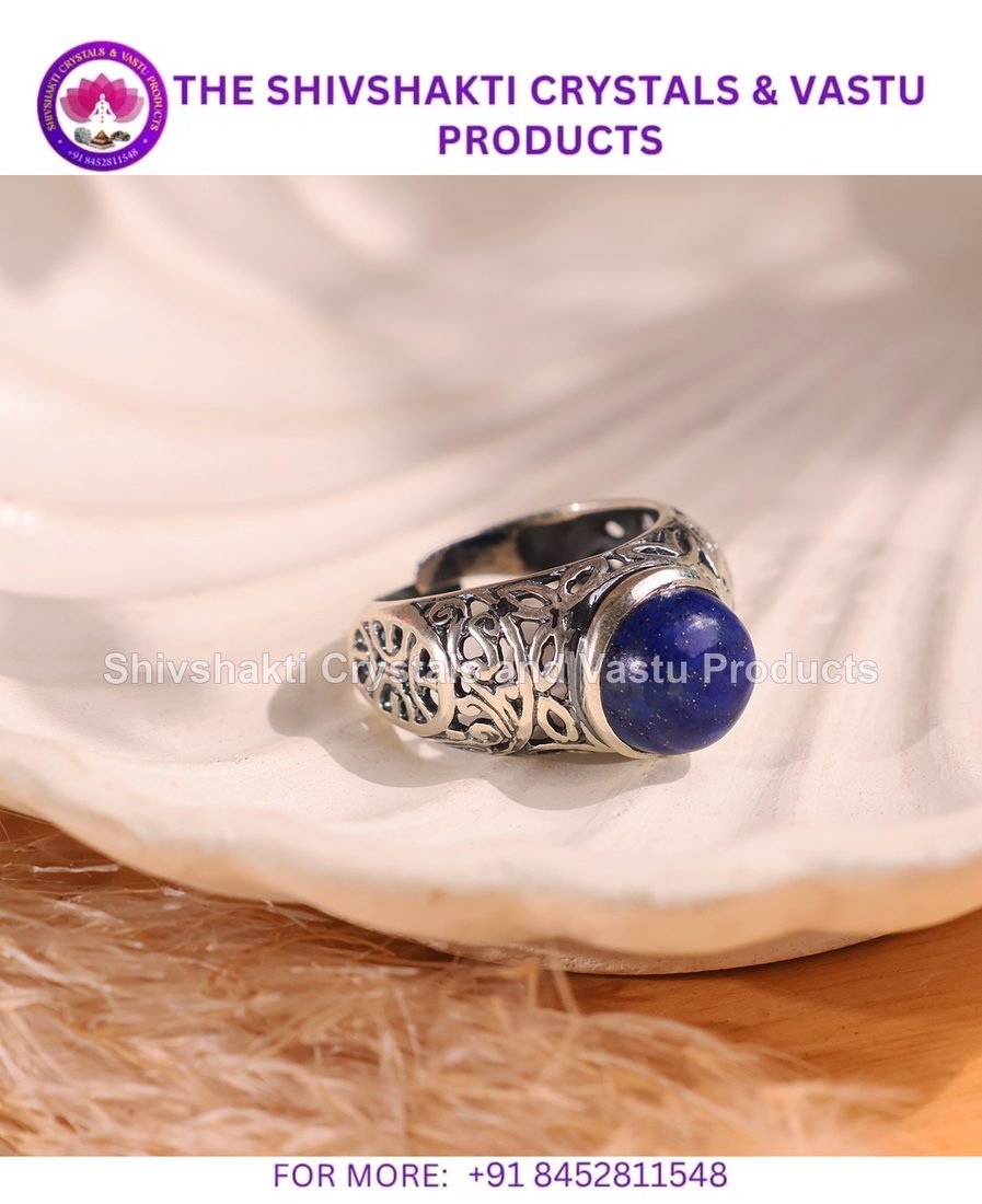 Lapis Boho Silver Ring