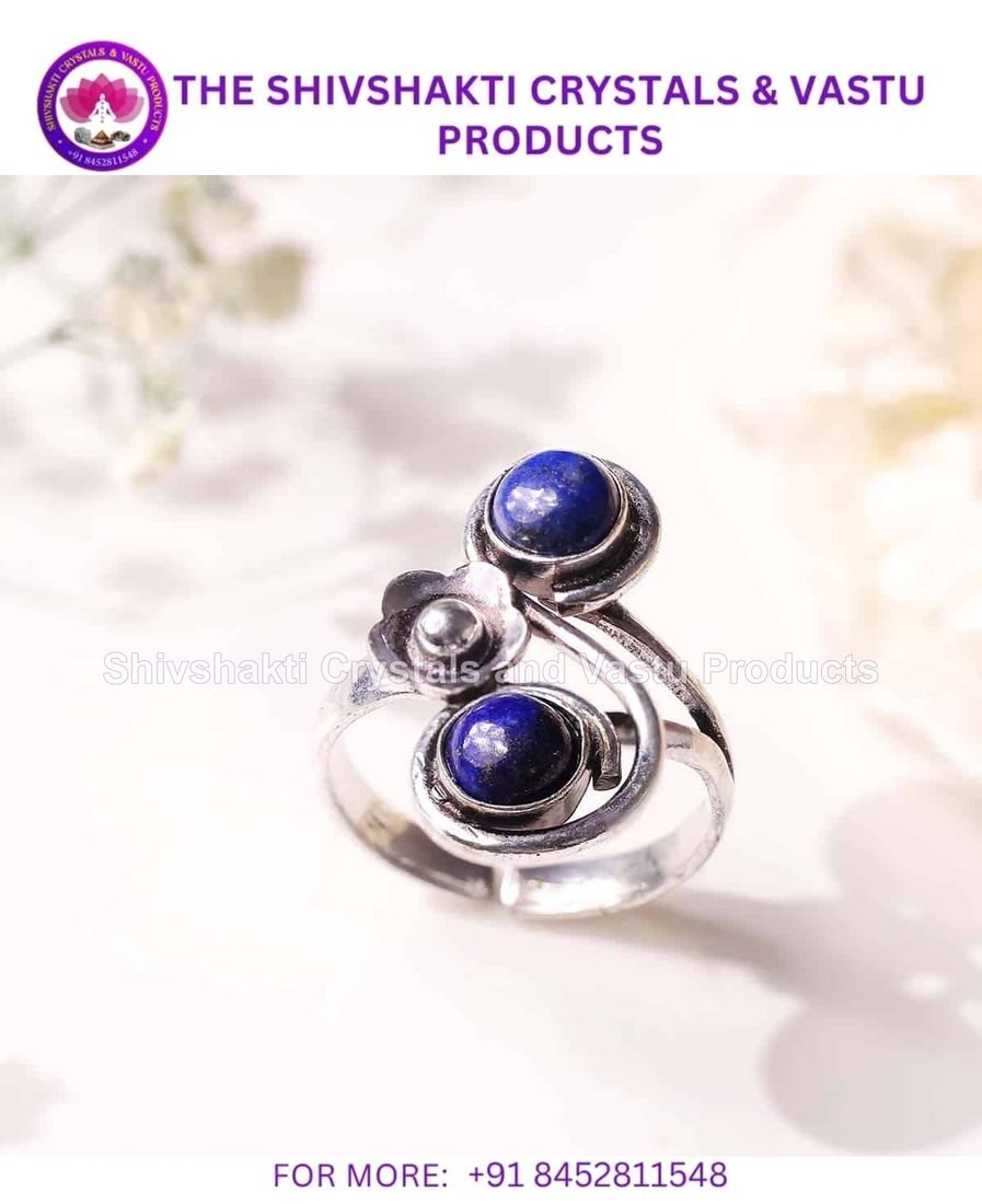 Lapis Double Stone Small Ring