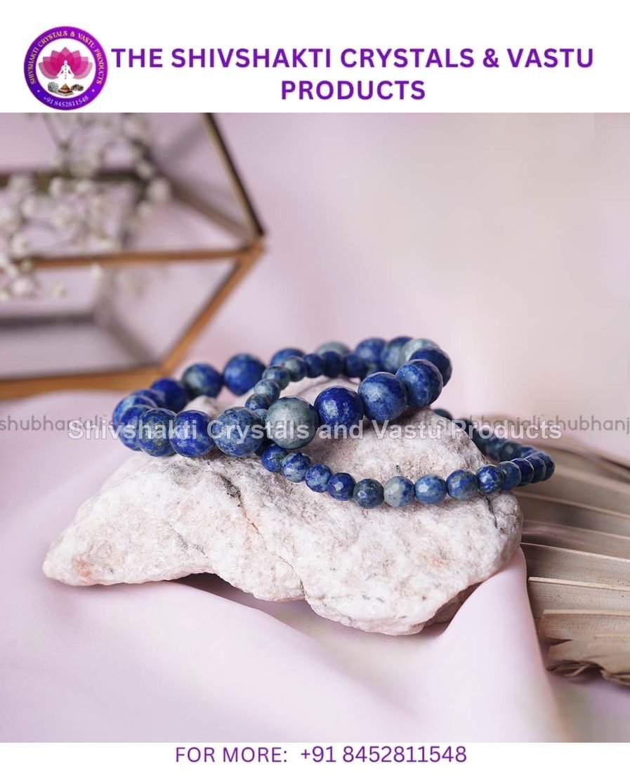 Lapis Lazuli Faceted Beads Bracelet
