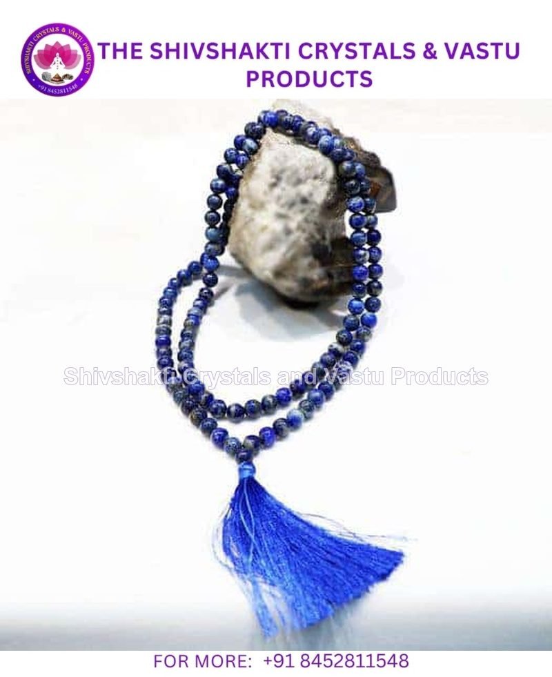 Lapis Lazuli Jaap Mala 8 mm Stone 108+1 Beads
