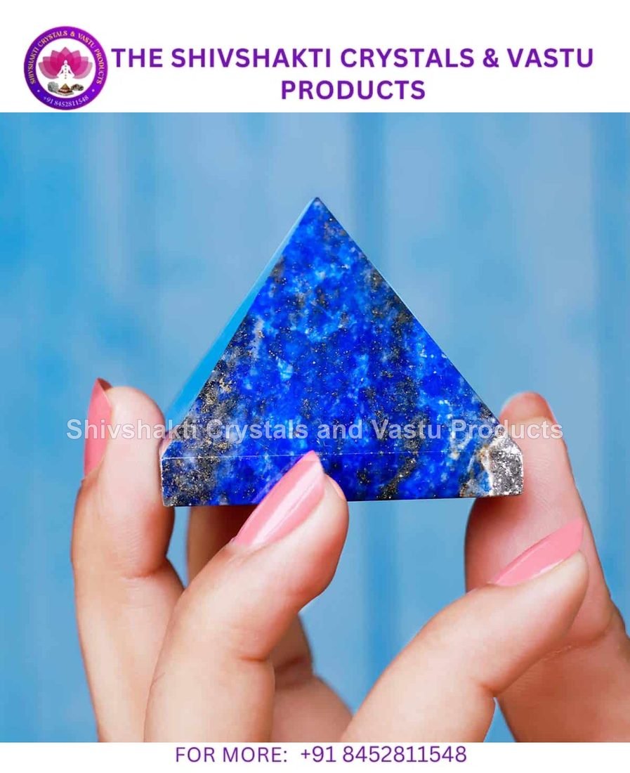 Lapis Lazuli Stone Pyramid