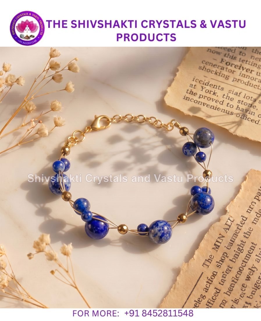 Lapis Wire Bracelet