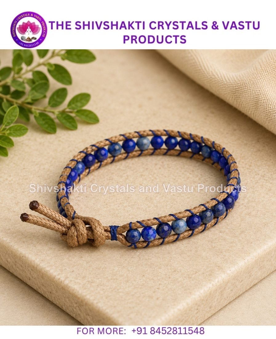 Lapis Wrap Bracelet 4mm