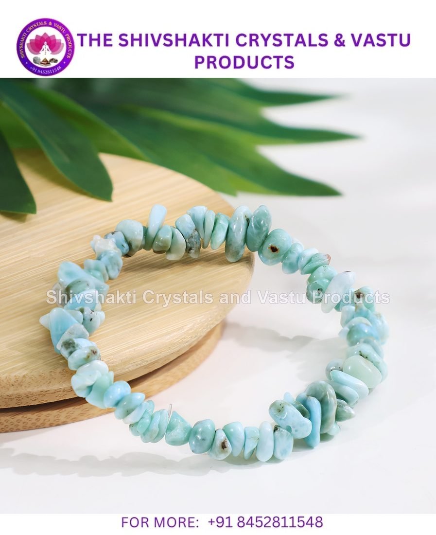 Larimar Small Chips Bracelet