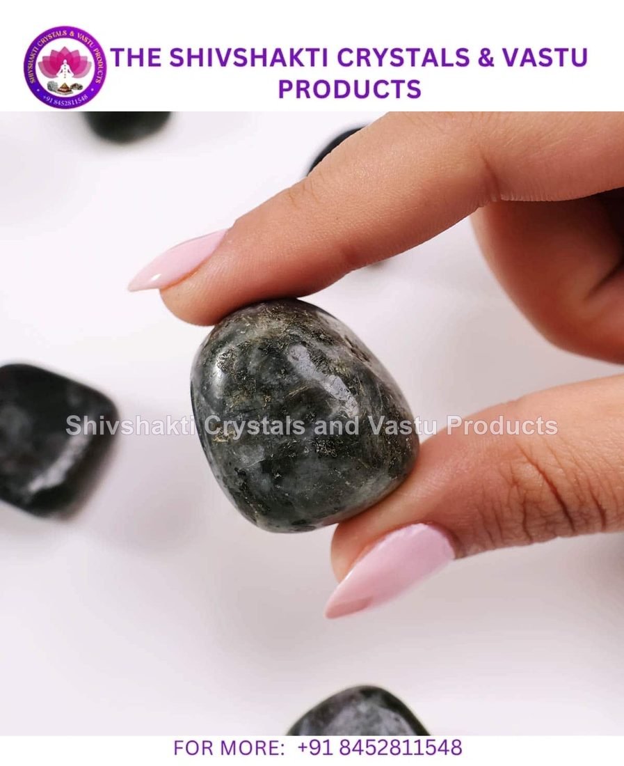 Larvikite Crystal Tumble Stone