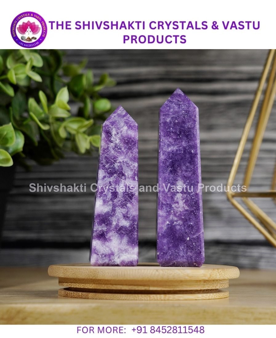 Lepidolite Stone Tower