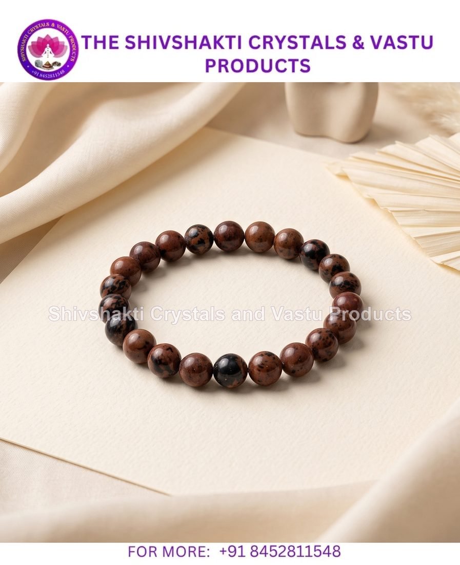 Mahogany Obsidian Bracelet 8 mm