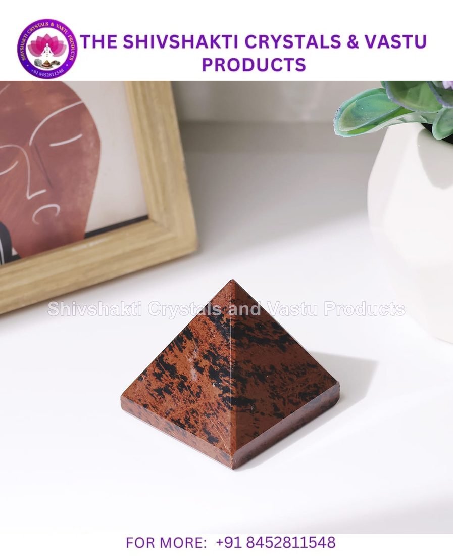 Mahogany Obsidian Pyramid