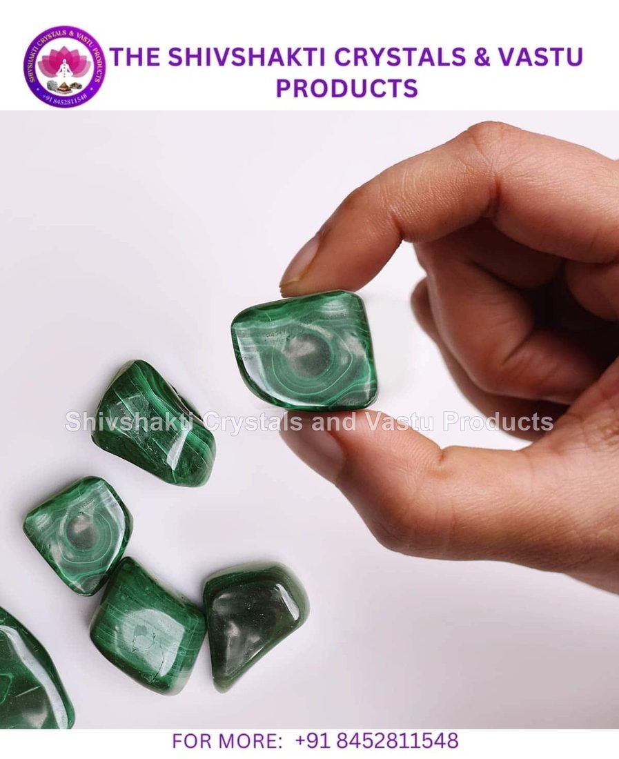 Malachite Tumble Stones