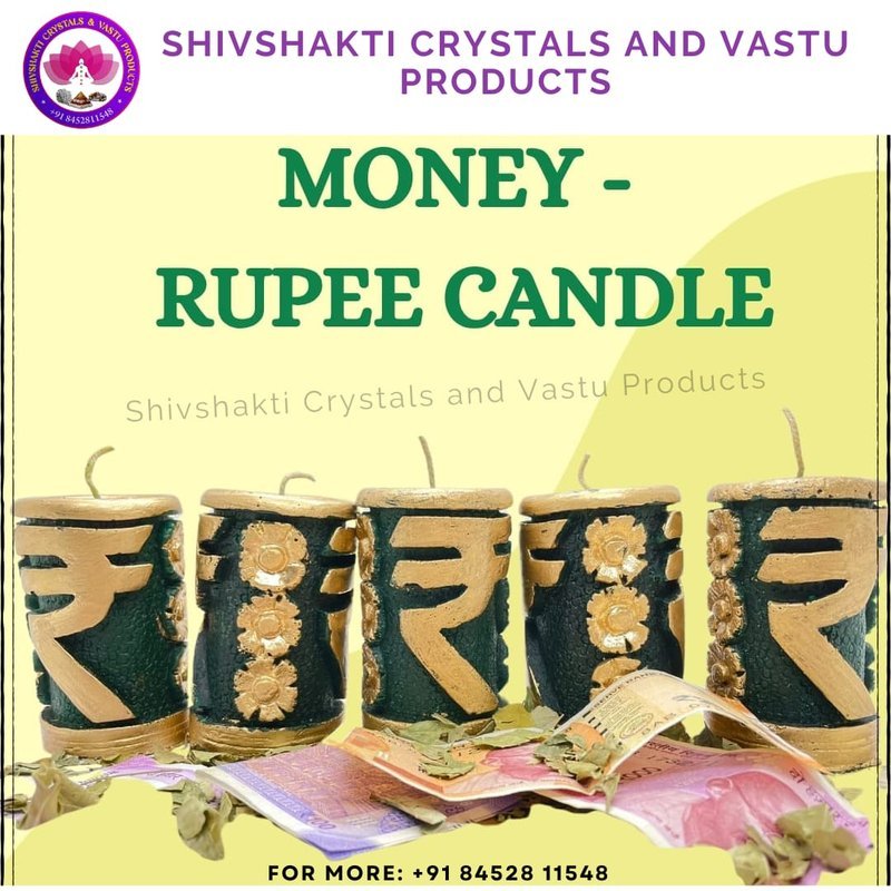 Money Rupee Candle
