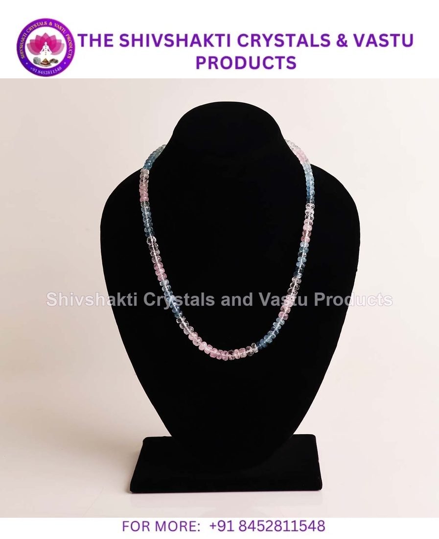 Morganite Bati Faceted Beads Necklace