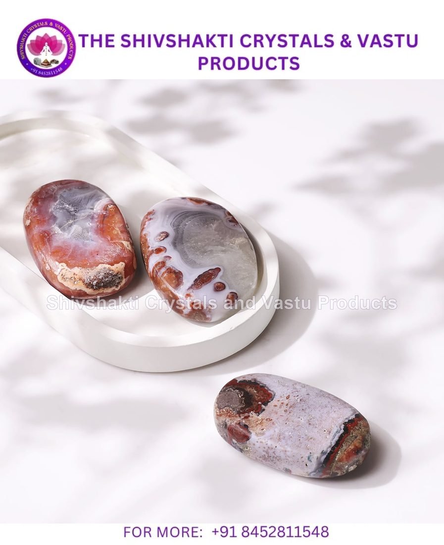Moroccan Seam Agate Palm Stone