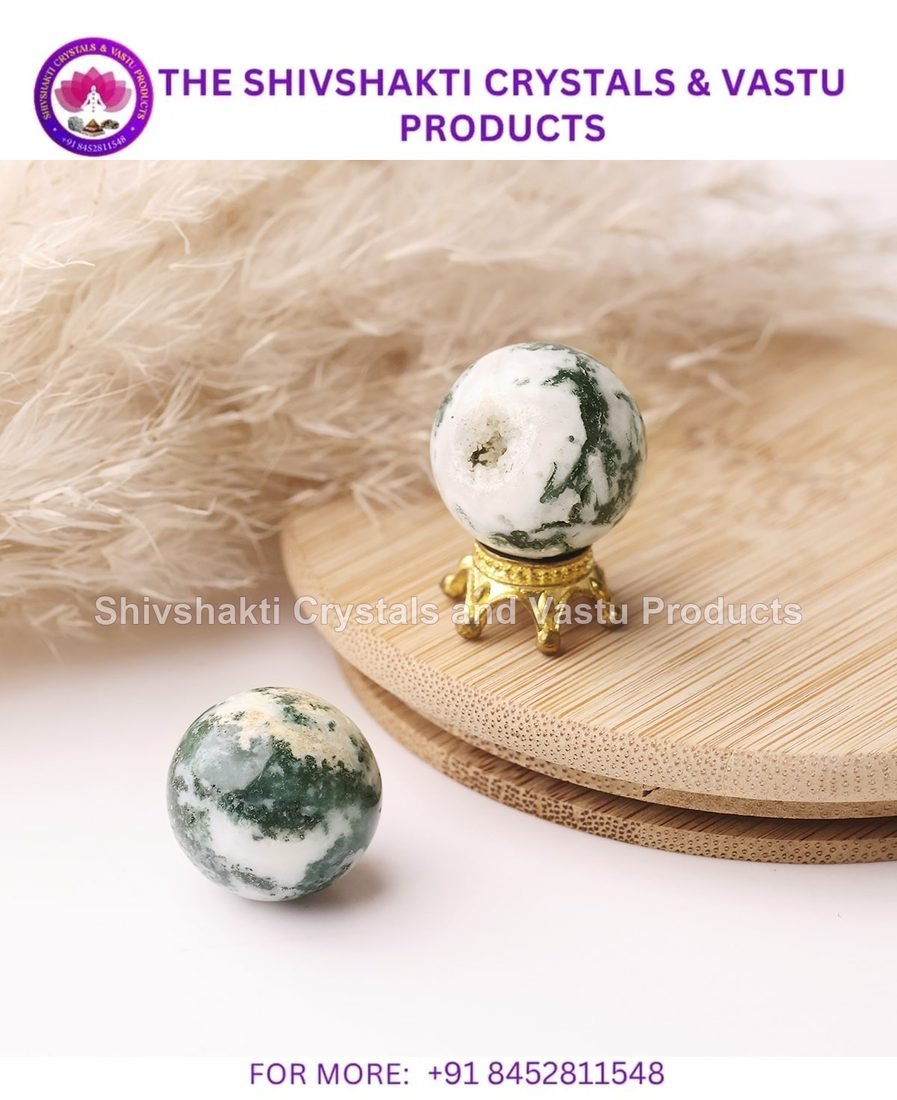Moss Agate Mini Ball