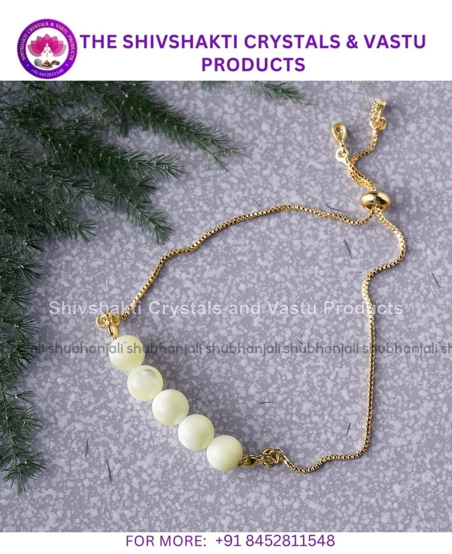 Mother of Pearl Five Beads Bracelet