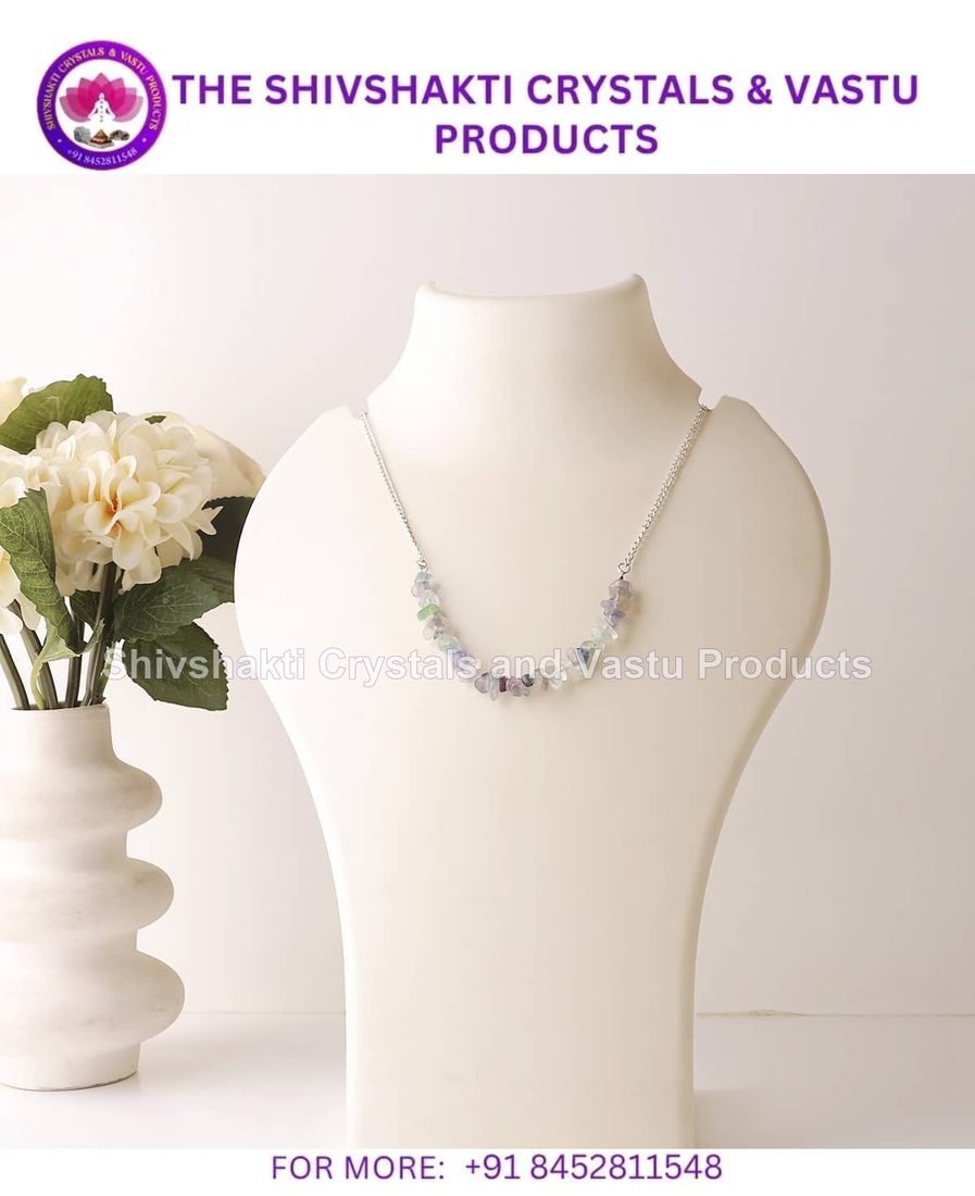 Multi Fluorite Chips Choker Necklace
