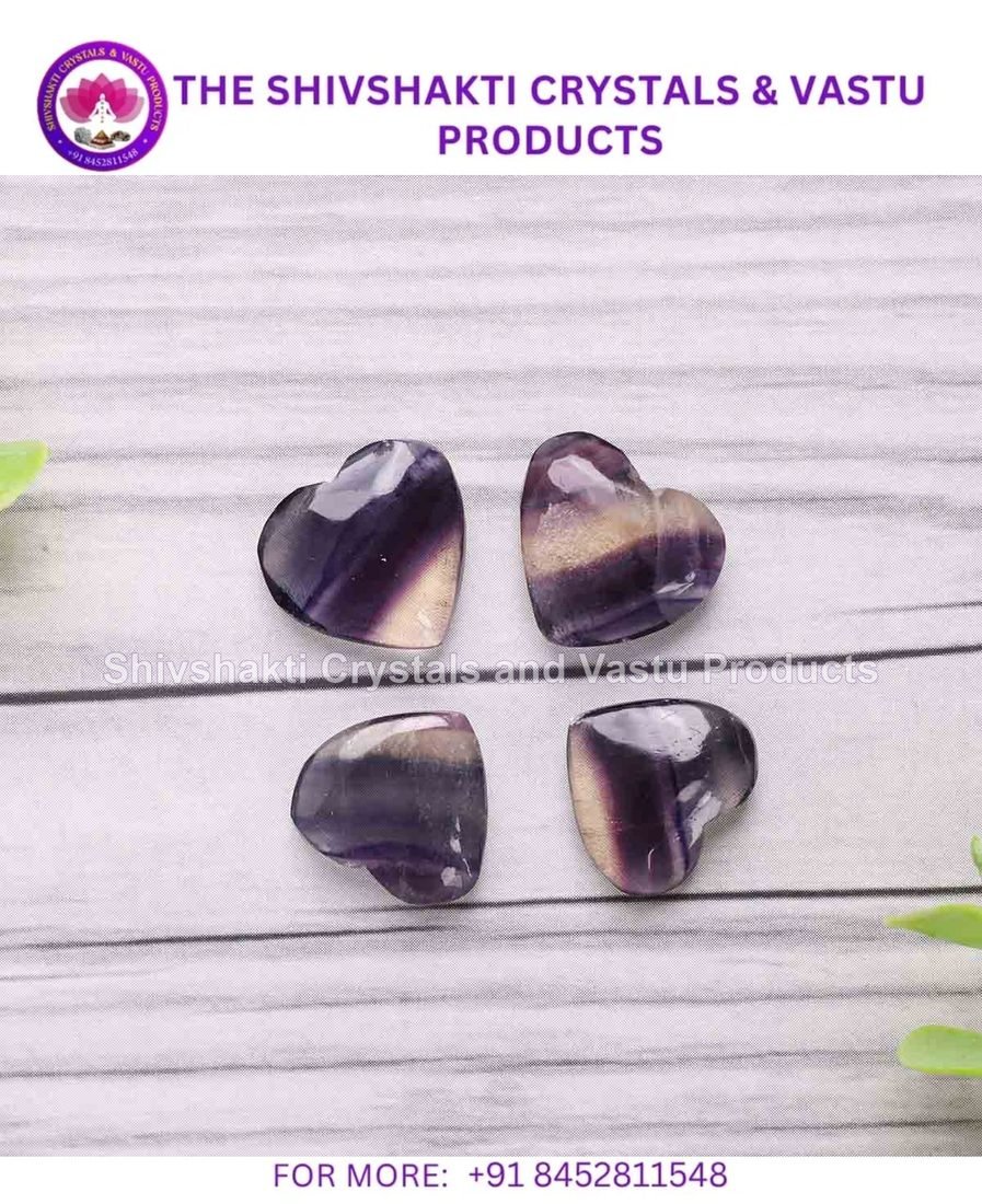 Multi Fluorite Mini Hearts Shape