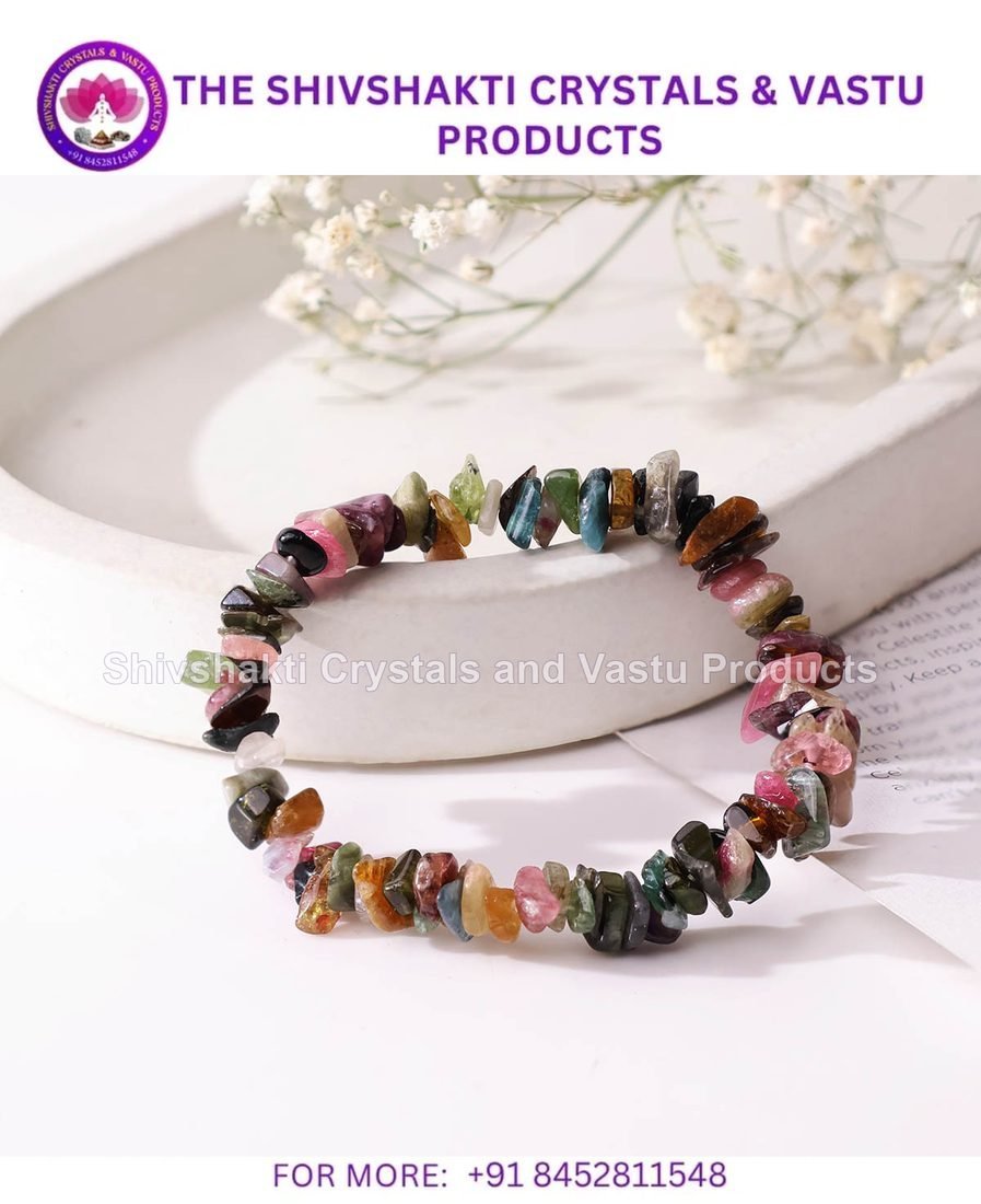 Multi Tourmaline Chips Stone