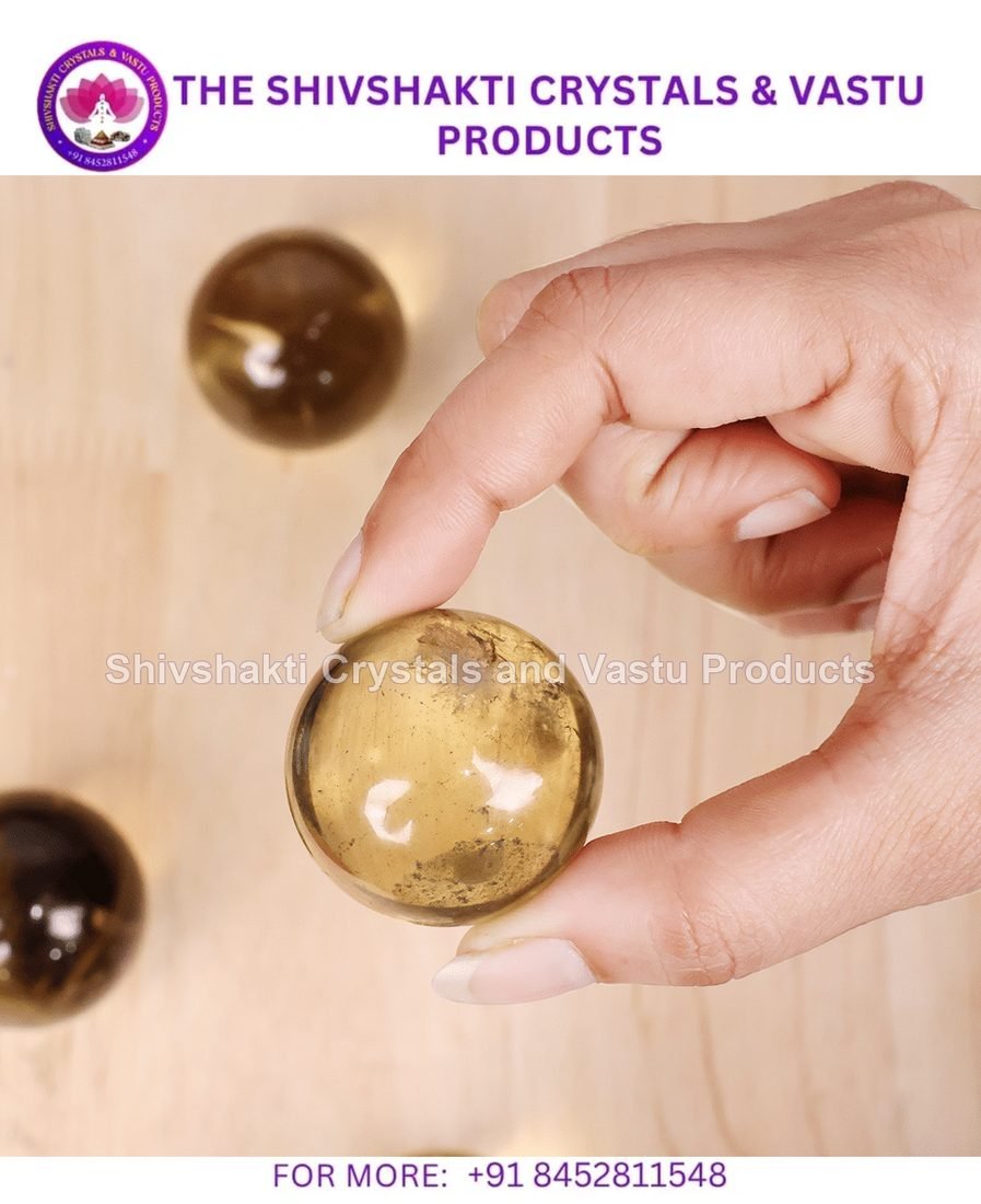 Natural Citrine Ball