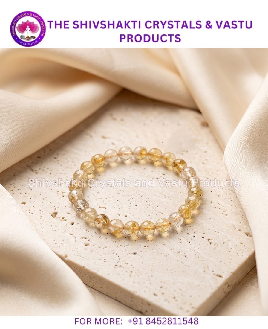 Natural Citrine Faceted Bracelet 6 mm
