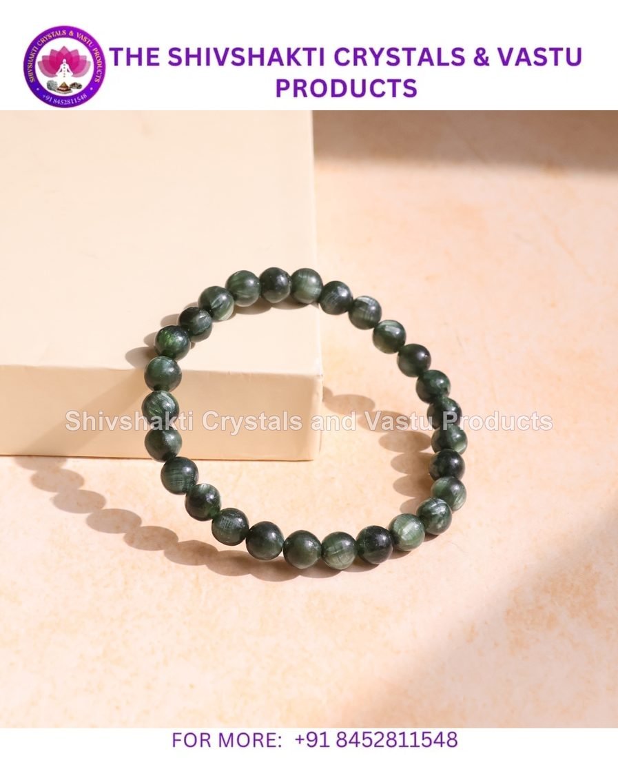 Natural Seraphinite Bracelet 7 mm