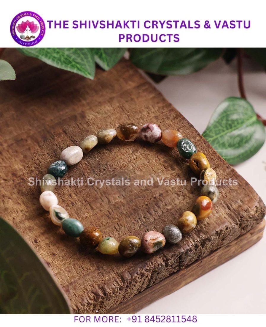 Ocean Jasper Small Tumble Bracelet