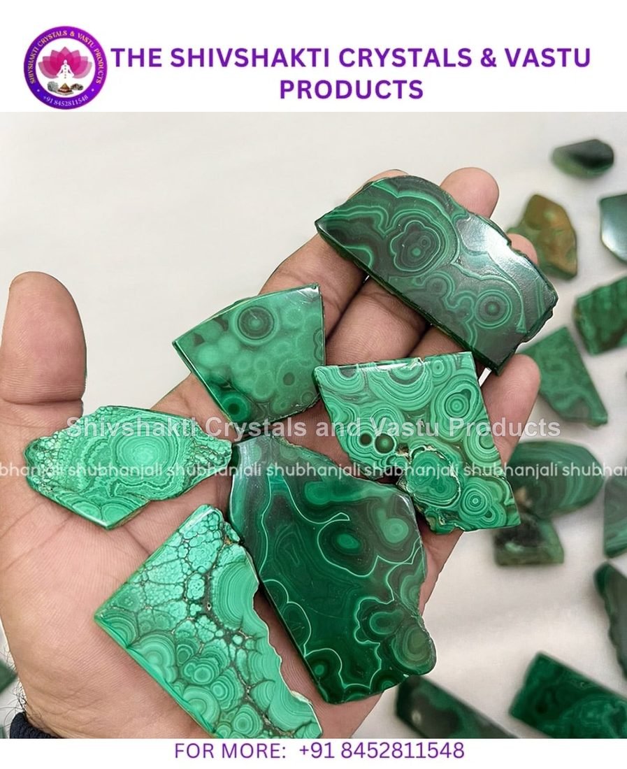 One Side Polished Malachite Slab