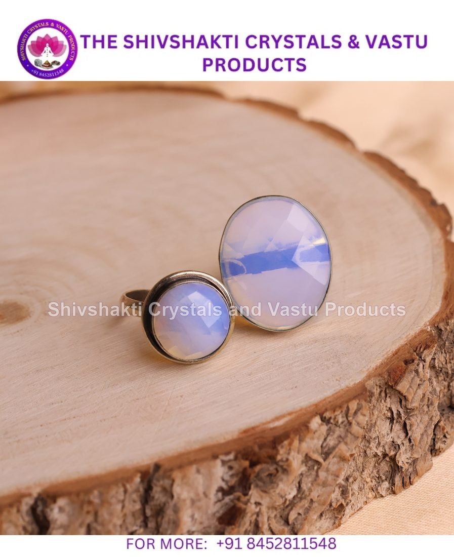 Opalite Faceted Ring (Man Made)