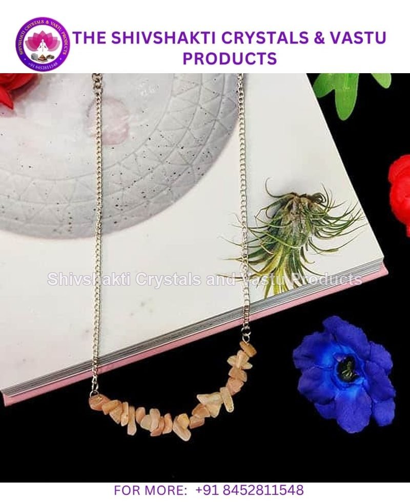 Peach Moonstone Choker Necklace