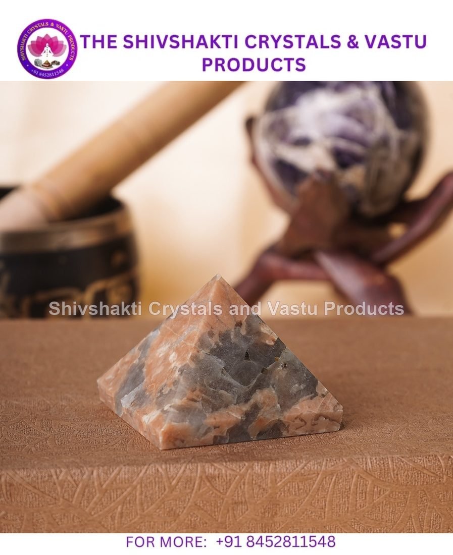 Peach Moonstone Pyramid