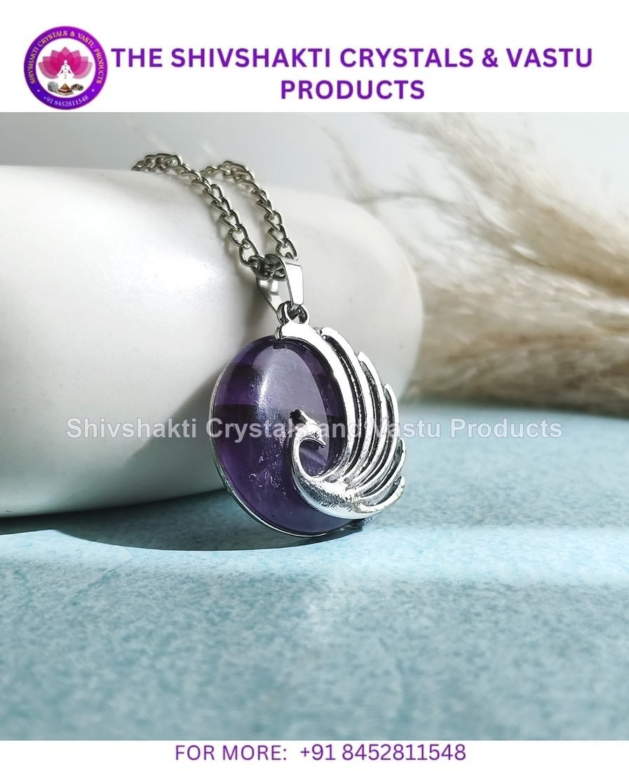 Peacock Round Design Pendant