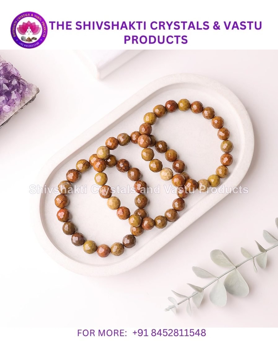 Petrified Wood Faceted Bracelet