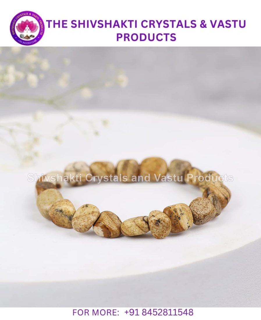 Picture Jasper Small Tumble Bracelet