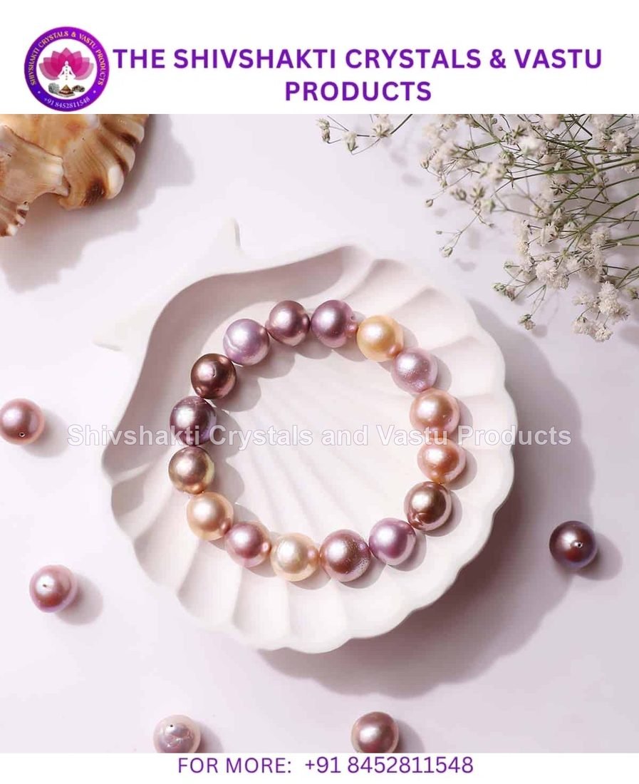 Pink/Purple Baroque Pearl Bracelet