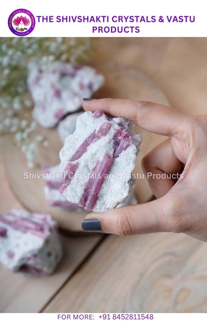 Pink Tourmaline Raw Stone