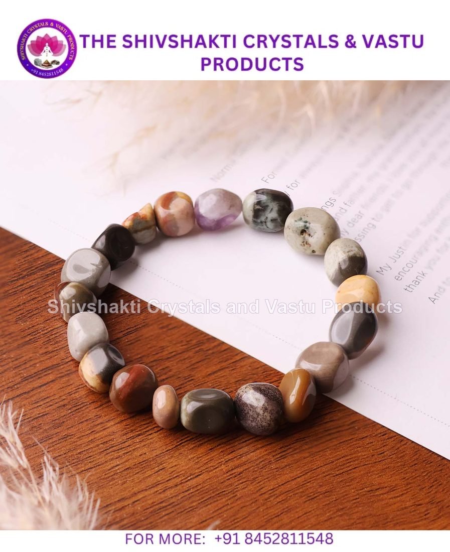 Polly Jasper Small Tumble Bracelet