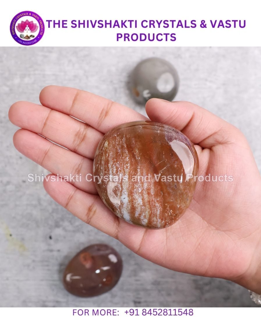 Polychrome Jasper Palm Stone for Meditation