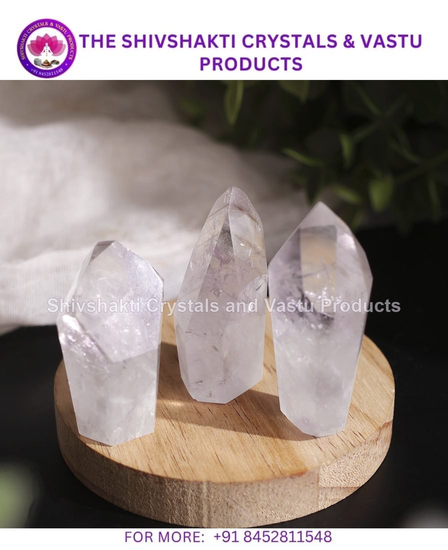 Powellite Amethyst Points