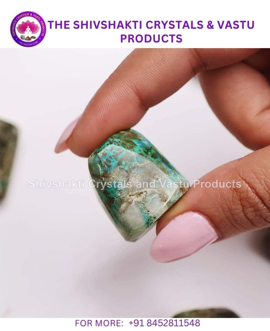 Premium Chrysocolla Tumble Stone