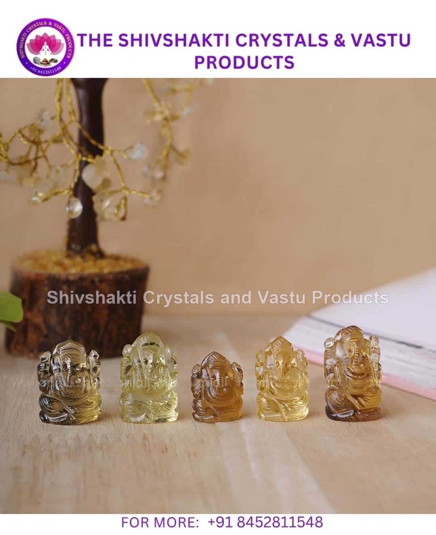 Premium Citrine Lord Ganesha