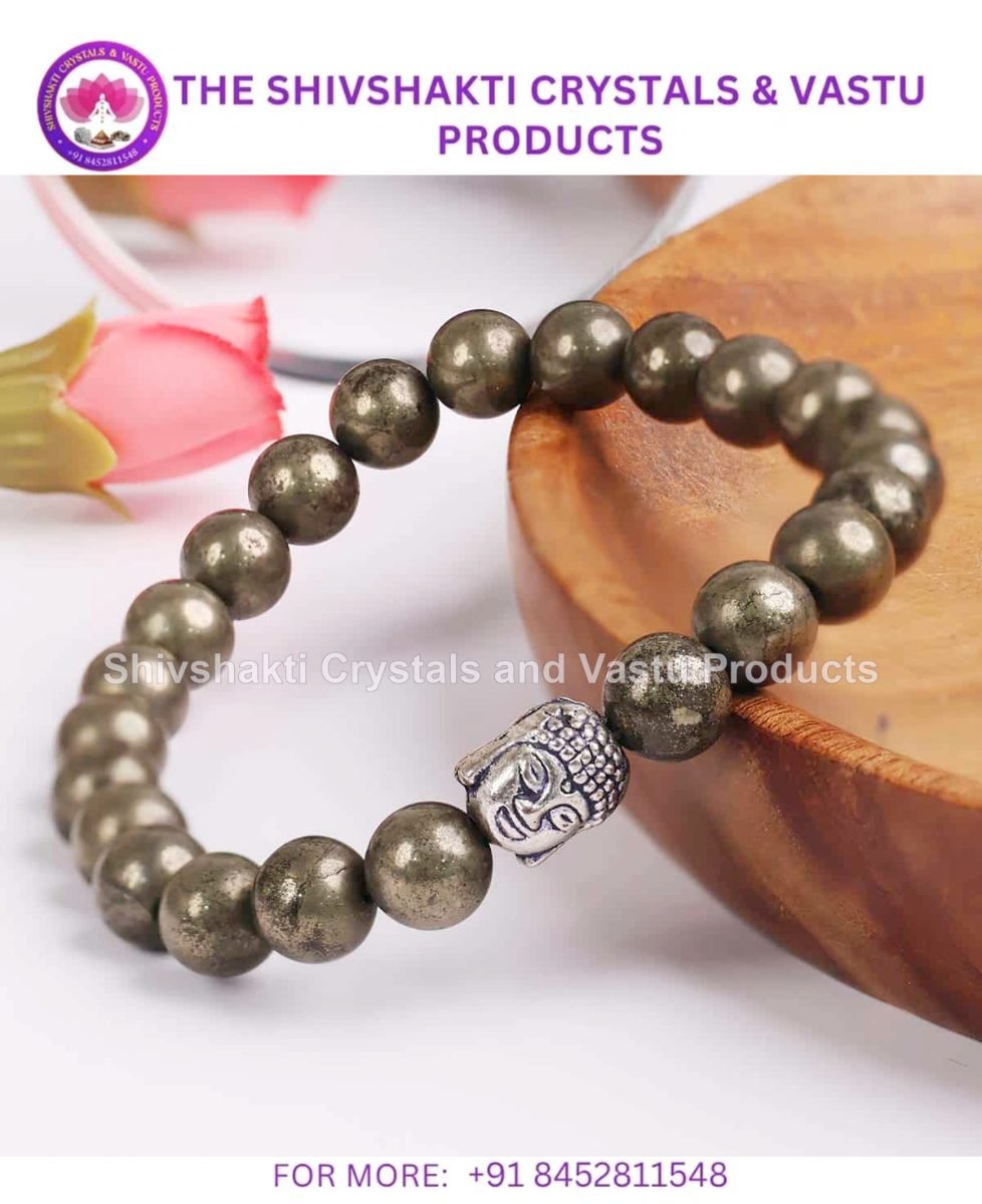 Pyrite Buddha Bracelet