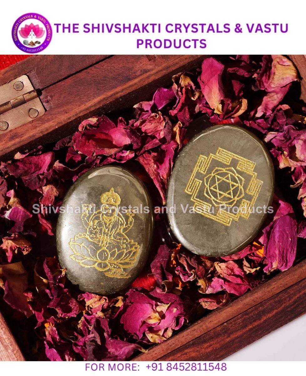 Pyrite Laxmi with Shree Yantra Coin